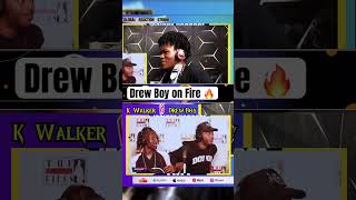 Drew Boy vs K Walker rap battle 🔥😂shortsfeed peteandbas freestyle rap battleraptrap drewboy [upl. by Aniara]