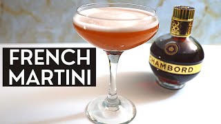 How to Make a French Martini  EASY Chambord Cocktail Recipe [upl. by Eustasius]