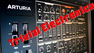 Arturia MiniBrute V Trivial Electronica 2024 [upl. by Ewolram86]