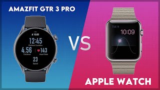 Amazfit GTR 3 Pro vs Apple Watch Comparison [upl. by Aneram410]