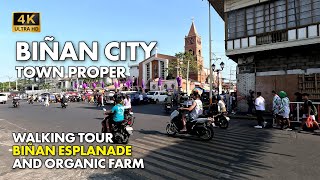 BIÑAN CITY TOWN PROPER Laguna Philippines walking tour Biñan Esplanade and Organic Farm [upl. by Nils130]