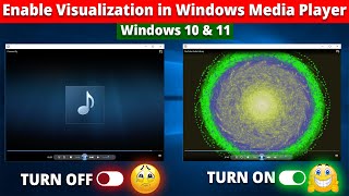 How To Enable WIndows Media Player Visualizations in WIndows 10⚡⚡ [upl. by Airamak345]