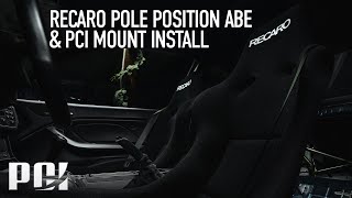 E46 M3 Recaro Pole Position and PCI Mount Install [upl. by Ojyram]