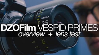 LENS TEST DZOFilm T21 VV Vespid Primes 25mm 35mm 50mm 75mm [upl. by Hirsh3]