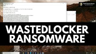 WastedLocker Ransomware Analysis and Demonstration of the threat that cost Garmin millions [upl. by Atteirneh]