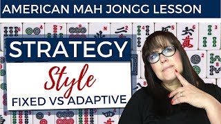 American Mah Jongg Lesson Strategy Style mock card [upl. by Vannie]