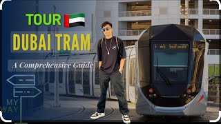 visit ￼ United￼ ￼ arab ￼Emirates duDubai Tram 🇦🇪 youtubeDubai travel uae tour uaedubai [upl. by Schwenk]