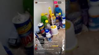 BKTIDALWAVE aka QueenofBrooklyn snaps emotional IG live over living conditions [upl. by Ativ]