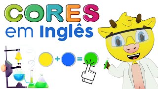 As Cores em Inglês  Aprender as Cores em Inglês [upl. by Adiuqram445]