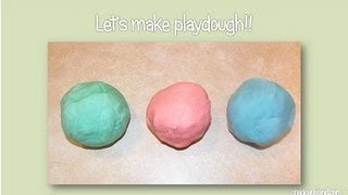 How To Make Playdough [upl. by Htebizile421]