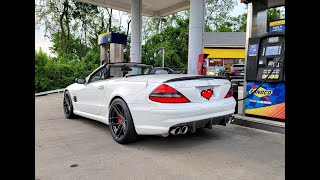 Custom 700 horsepower Mercedes Benz SL55 AMG built by FisherFAST [upl. by Amandie508]