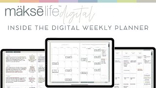 Inside the 2025 Digital Weekly Planner [upl. by Nittirb311]