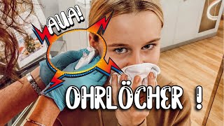 HILFE ICH LASSE MIR 2 OHRLÖCHER STECHEN  MaVie Noelle Vlogmas Tag 10 [upl. by Gabey]