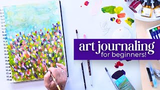 Fun Mixed Media Art Journaling for Beginners [upl. by Drofnil]