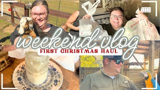 CHRISTMAS THRIFT HAUL✨  CELEBRATING OUR ANNIVERSARY🤍  A NEW JOURNEY🍞 [upl. by Nerral]