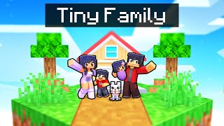 Having a TINY FAMILY in Minecraft [upl. by Susannah131]