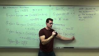 Calculus 1 Lecture 04 Combining and Composition of Functions [upl. by Fadden]