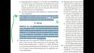 Microeconomía de Pindyck capítulo 12 ejercicio 5 [upl. by Emmer785]