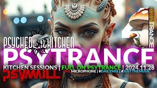 📲 KITCHEN SESSIONS  FULL ON PSYTRANCE  20241128 [upl. by Mena]