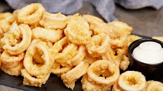 Calamari fritti la ricetta da provare per renderli ancora più croccanti e dorati [upl. by Treulich]