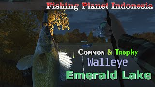 Fishing Planet Indonesia  Emerald Lake  Common amp Trophy Walleye [upl. by Mercedes]