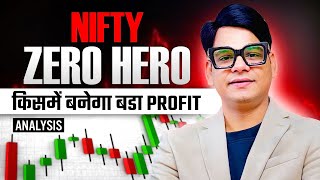 Nifty Zero Hero Analysis for tomorrow optiontrading trading analysis [upl. by Suqram987]