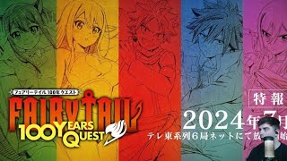 FAIRY TAIL 100 YEARS QUEST ANIME REACTION [upl. by Erminna]