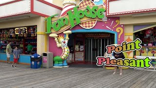 Jenkinsons Boardwalk Fun House and Aquarium  Point Pleasant New Jersey [upl. by Ingaberg]