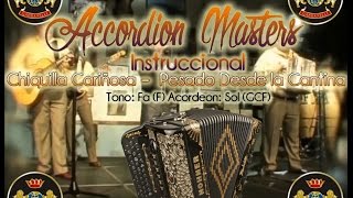 Chiquilla Cariñosa Instruccional Completo Acordeon De SOL Accordion Masters [upl. by Hacim]