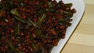 Payar upperiAchinga MezhukkupurattiLong beans stir fry [upl. by Samuel]