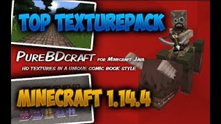 Review PureBDCraft Minecraft 119 y anteriores  Top Texturepack  Descarga e Instalación  2022 [upl. by Harty]