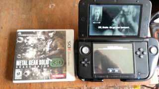 Metal Gear Solid Snake Eater 3D  3DS Stereoscopic FrameRate Analysis [upl. by Anitneuq931]