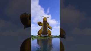 Minecraft Pokemon Dragonite  Organic Build Timelapse ❤️ [upl. by Bernard72]