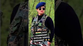 crpf commdant officer soniya sherawat motivation video soniyasherwat viralvideoshortvideo 👮👮🇮🇳 [upl. by Araiet]