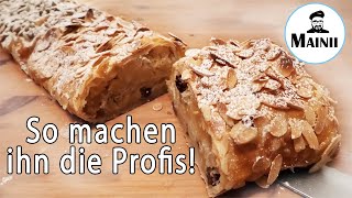 Apfelstrudel selber machen  Apfelstrudel Rezept so saftig  Mainii [upl. by Ennovihs]