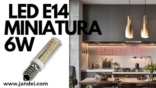 Bombilla LED E14 miniatura 6W [upl. by Teerell]