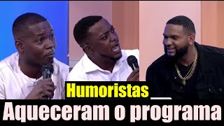 Humoristas Avo rocha e agente Formiga Aquecem o programa [upl. by Ruhtracm59]