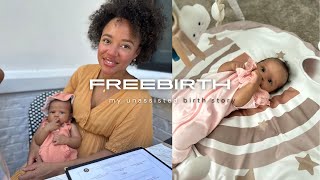 My Free Birth Story  42 Weeks Pregnant Unassisted Birth PART 1 [upl. by Oigimer]