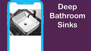 5 Best Whishlisted Deep Bathroom Sinks You Can Get it Now [upl. by Lewls]