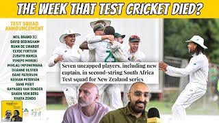 THE WEEK TEST CRICKET DIED South Africa name secondstring squad for New Zealand tour  Wisden [upl. by Revolc]