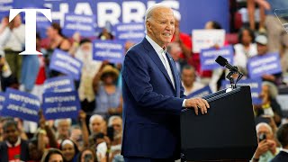 Biden delivers defiant speech at Detroit rally [upl. by Nesaj]