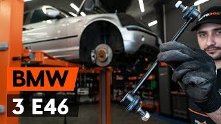 Hoe een voorste stabilisatorstang vervangen op een BMW 3 E46 HANDLEIDING AUTODOC [upl. by Aleksandr]