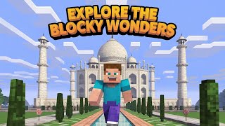 I Visited Wonders🌍 In Minecraft✨ [upl. by Wakefield]