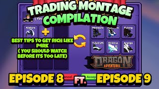 Trading Montage Compilation 4How Did P4rk Get Rich🔥Buy amp Sell🔥Dragon Adventures Fantasy Roblox [upl. by Aita]