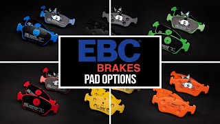 EBC Brakes  Automotive Pad Options [upl. by Rahel]