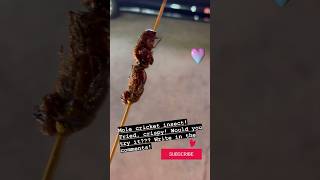 Mole cricket insect Fried crispy Would you try it Write in the comments chinastreetfood food [upl. by Gisela]