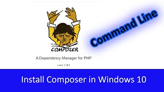 How to Install Composer on Windows 10 through Commandline installation in 2020  HuzzTech [upl. by Aelrac713]