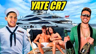 VAMOS AL YATE DE CRISTIANO RONALDO 🤑 [upl. by Ezirtaeb]