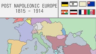 Post Napoleonic Europe Every Year 1815  1914 [upl. by Pamelina847]