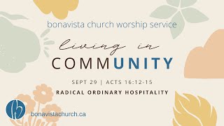 Bonavista Church Livestream  September 29 2024 [upl. by Anya146]